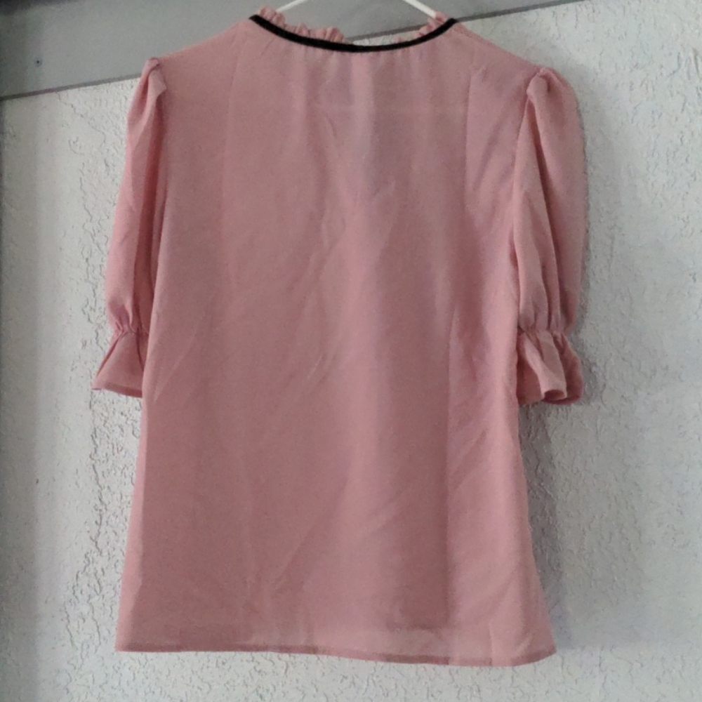 Pink retro blouse